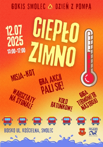 CIEPŁO ZIMNO -  animacje. gry, zabawy i warsztaty | DZIEŃ Z POMPĄ